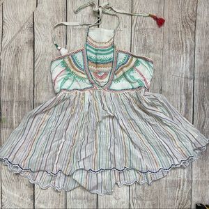 Anthropologie Floreat Itzel Halter Top